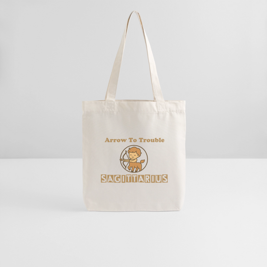 Sagittarius Mood Stanley/Stella recycelter Heavyweight Stoffbeutel - Naturweiß