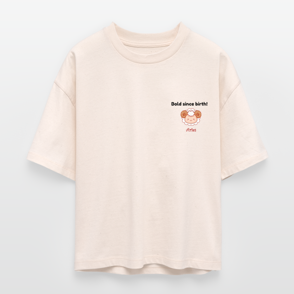 Aries Stanley/Stella Frauen Boxy Bio-T-Shirt Nova - Weißgrau