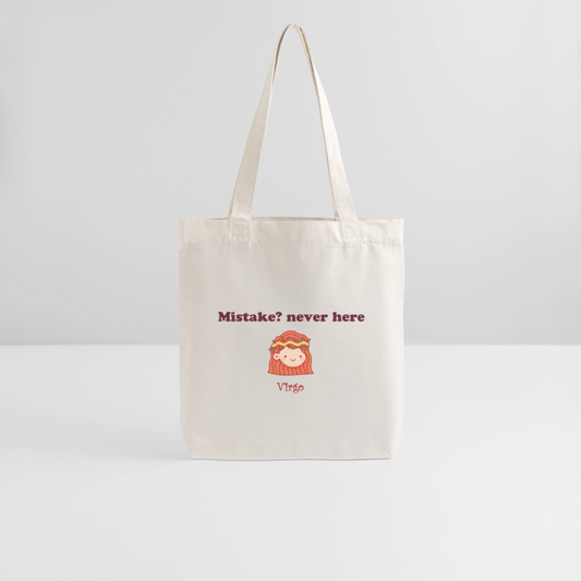 Virgo Stanley/Stella recycelter Heavyweight Stoffbeutel - Naturweiß