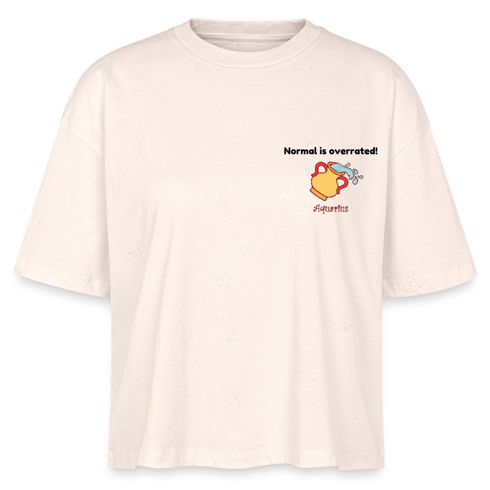 Aquarius Stanley/Stella Frauen Boxy Bio-T-Shirt Nova - Weißgrau