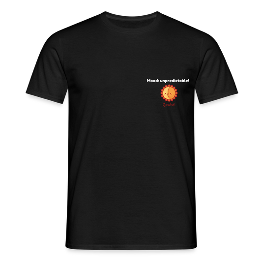 Gemini Männer T-Shirt - Schwarz