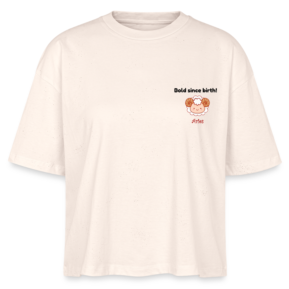 Aries Stanley/Stella Frauen Boxy Bio-T-Shirt Nova - Weißgrau