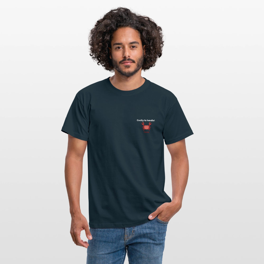 Cancer Männer T-Shirt - Navy