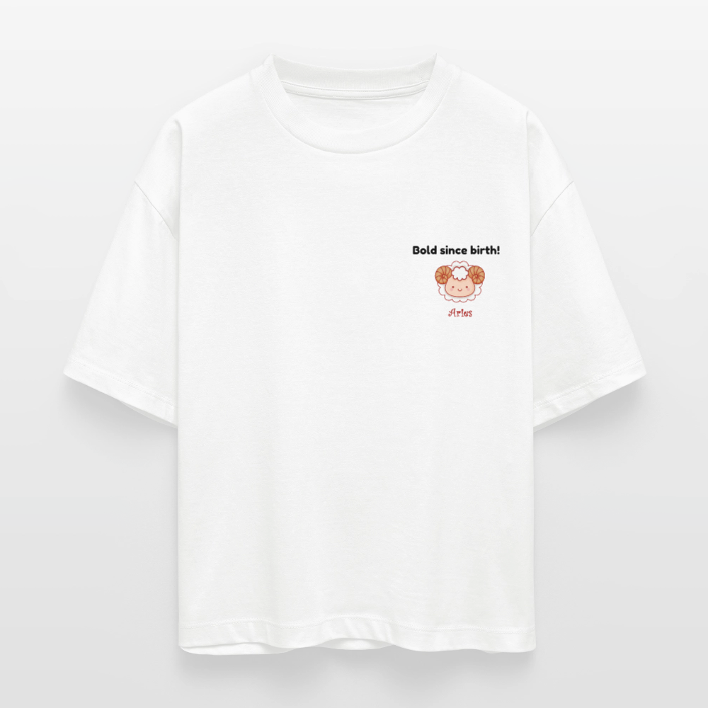 Aries Stanley/Stella Frauen Boxy Bio-T-Shirt Nova - Weiß