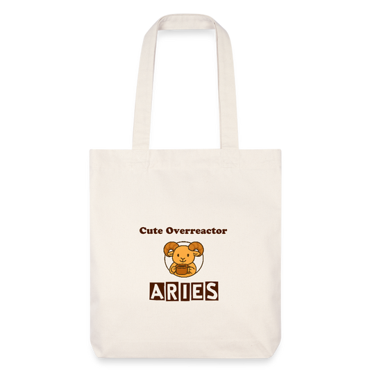Aries Mood Stanley/Stella recycelter Heavyweight Stoffbeutel - Naturweiß