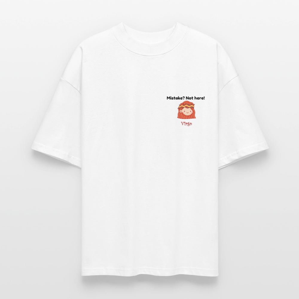Virgo Stanley/Stella Oversized Unisex Bio T-Shirt Blaster - Weiß