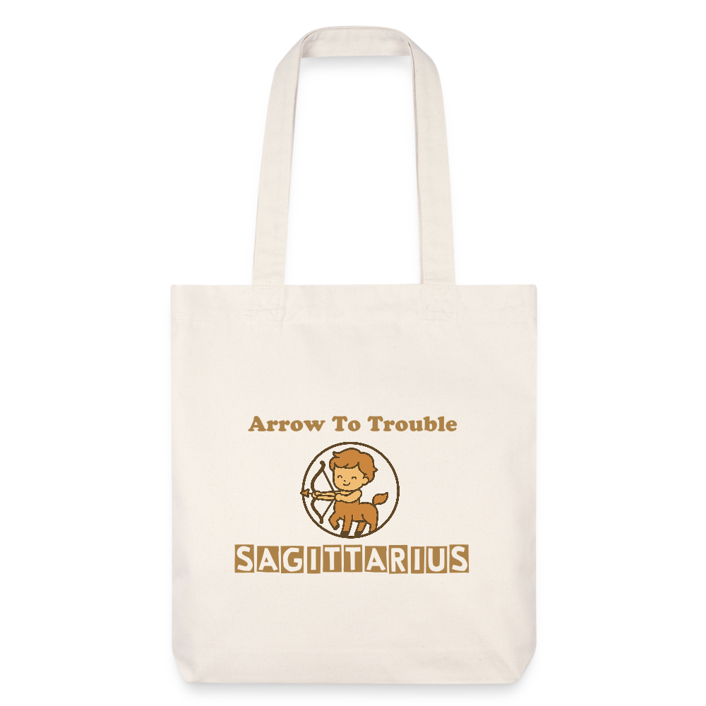 Sagittarius Mood Stanley/Stella recycelter Heavyweight Stoffbeutel - Naturweiß