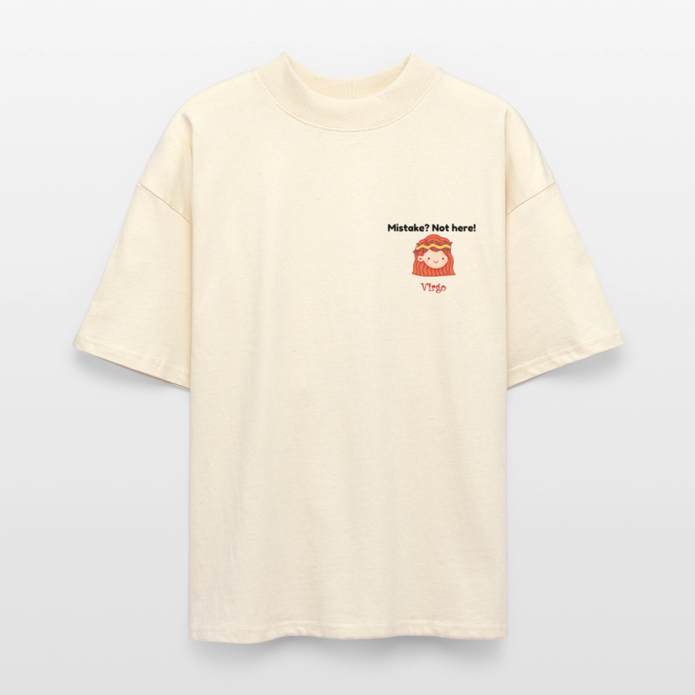 Virgo Stanley/Stella Oversized Unisex Bio T-Shirt Blaster - Weißgrau