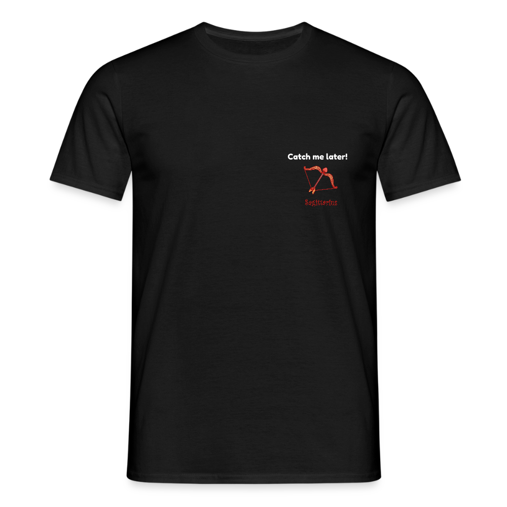 Sagittarius Männer T-Shirt - Schwarz