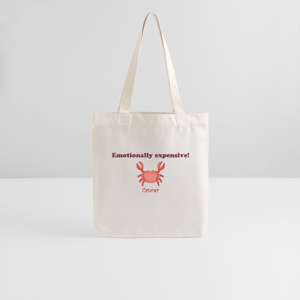 Cancer Stanley/Stella recycelter Heavyweight Stoffbeutel - Naturweiß