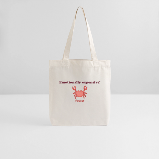 Cancer Stanley/Stella recycelter Heavyweight Stoffbeutel - Naturweiß