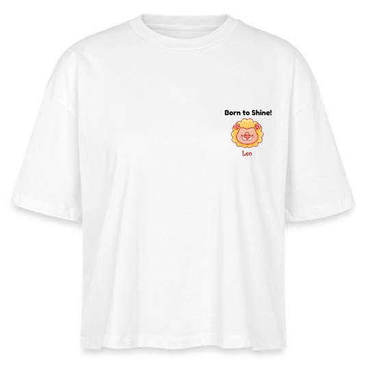 Leo Stanley/Stella Frauen Boxy Bio-T-Shirt Nova - Weiß