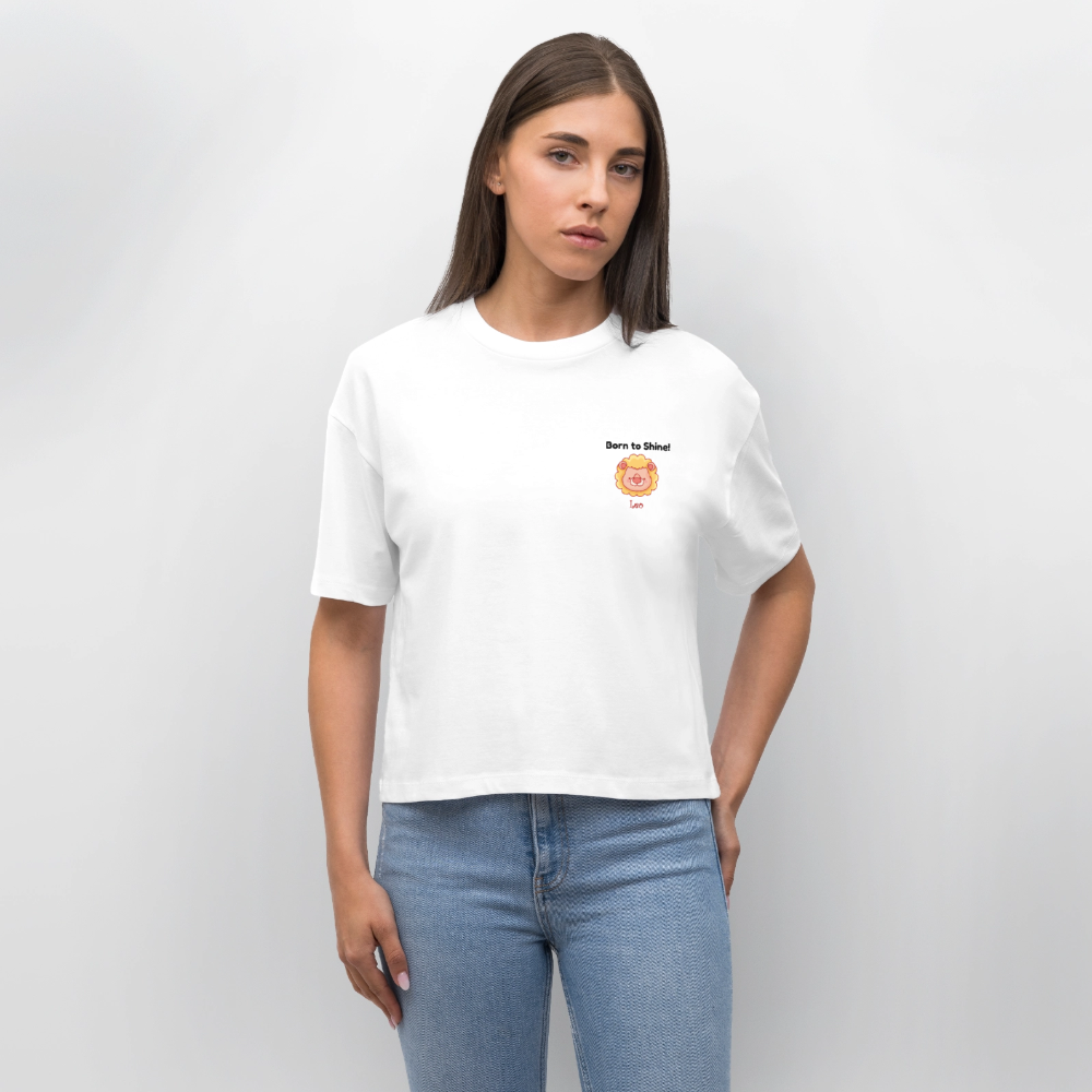 Leo Stanley/Stella Frauen Boxy Bio-T-Shirt Nova - Weiß