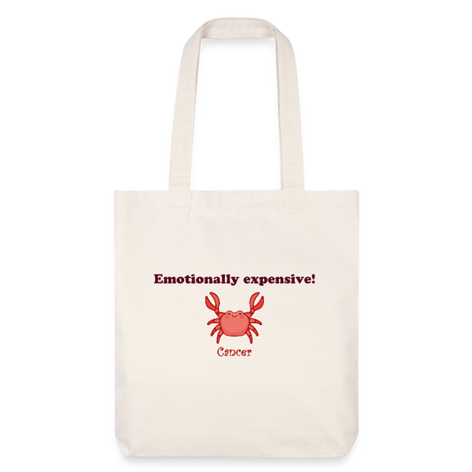 Cancer Stanley/Stella recycelter Heavyweight Stoffbeutel - Naturweiß