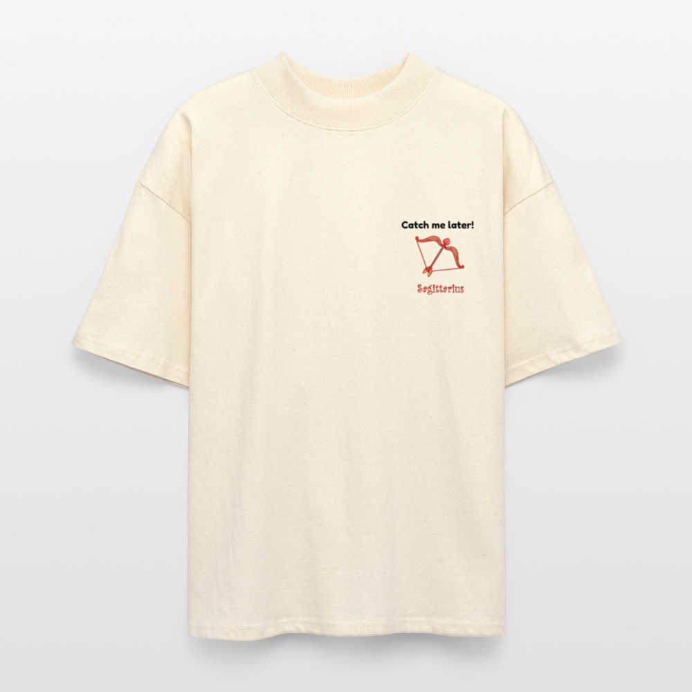 Sagittarius Stanley/Stella Oversized Unisex Bio T-Shirt Blaster - Weißgrau