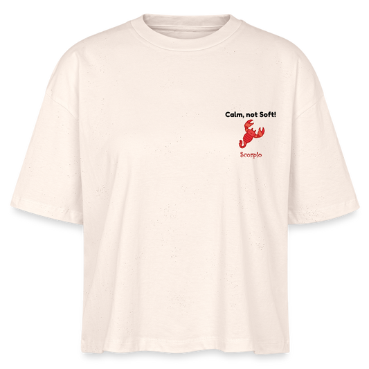 Scorpio Stanley/Stella Frauen Boxy Bio-T-Shirt Nova - Weißgrau