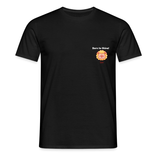 Leo Männer T-Shirt - Schwarz