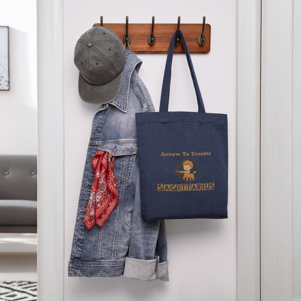Sagittarius Mood Stanley/Stella recycelter Heavyweight Stoffbeutel - melange Blue