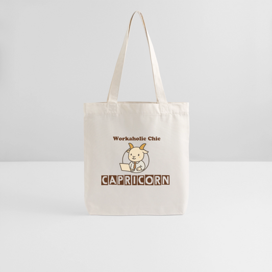 Capricorn Mood Stanley/Stella recycelter Heavyweight Stoffbeutel - Naturweiß