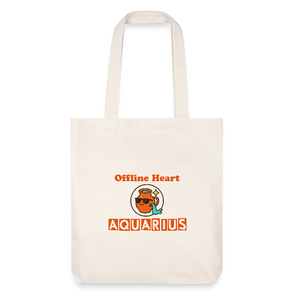 Aquarius Mood Stanley/Stella recycelter Heavyweight Stoffbeutel - Naturweiß