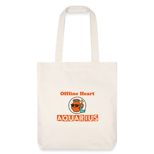 Aquarius Mood Stanley/Stella recycelter Heavyweight Stoffbeutel - Naturweiß