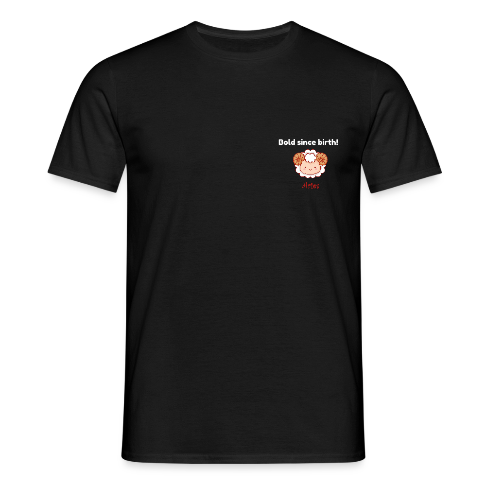 Aries Männer T-Shirt - Schwarz
