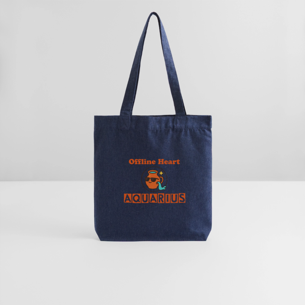 Aquarius Mood Stanley/Stella recycelter Heavyweight Stoffbeutel - melange Blue