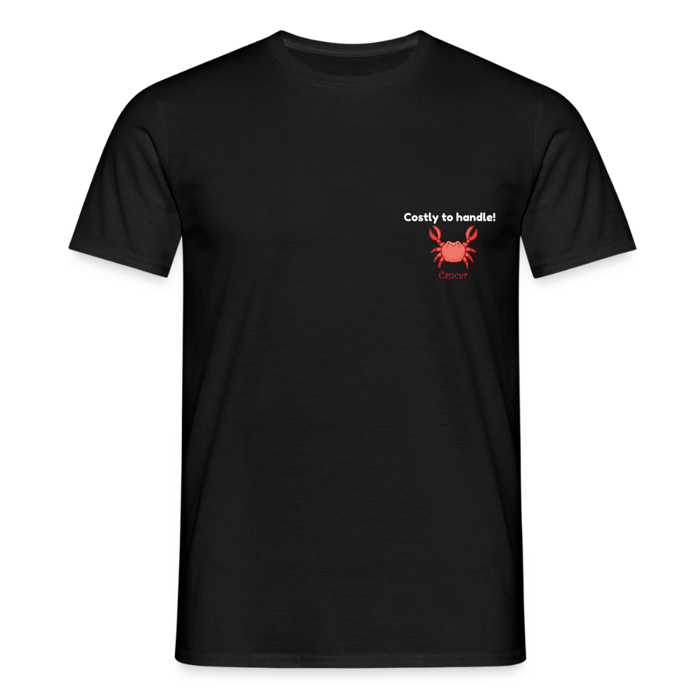 Cancer Männer T-Shirt - Schwarz