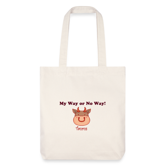 Taurus Stanley/Stella recycelter Heavyweight Stoffbeutel - Naturweiß