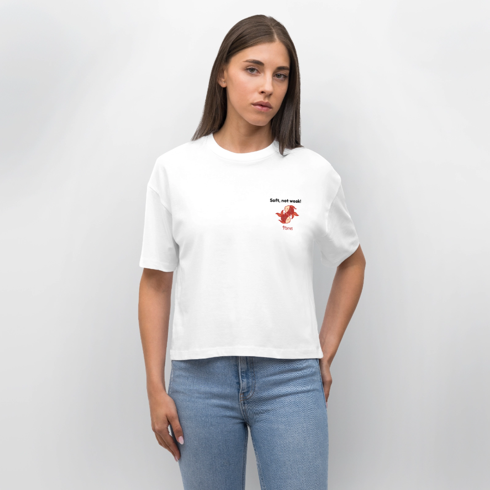 Pisces Stanley/Stella Frauen Boxy Bio-T-Shirt Nova - Weiß