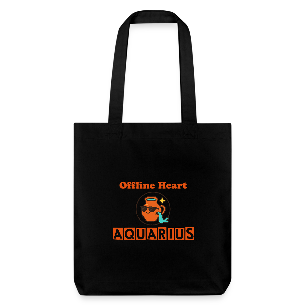 Aquarius Mood Stanley/Stella recycelter Heavyweight Stoffbeutel - Schwarz