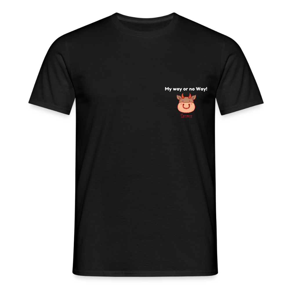 Taurus Männer T-Shirt - Schwarz
