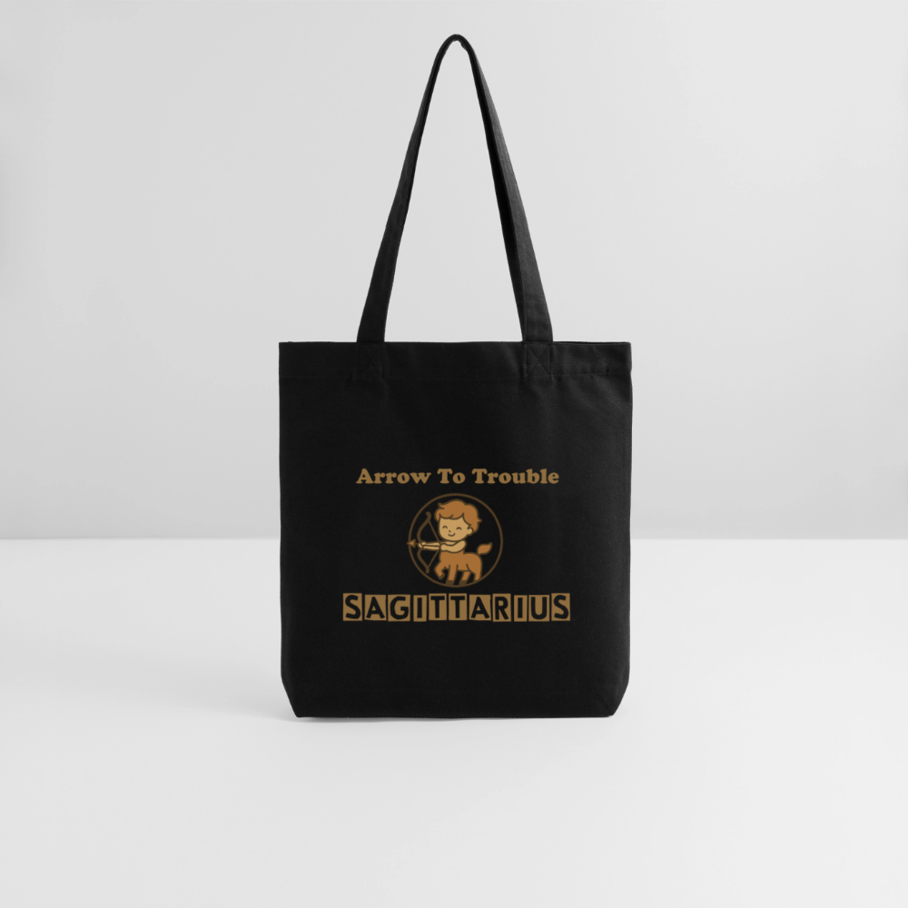 Sagittarius Mood Stanley/Stella recycelter Heavyweight Stoffbeutel - Schwarz