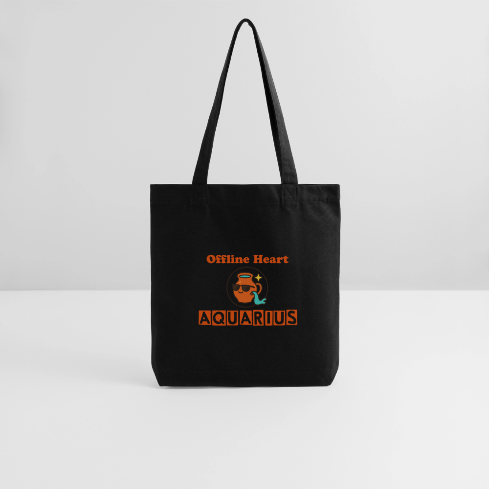 Aquarius Mood Stanley/Stella recycelter Heavyweight Stoffbeutel - Schwarz