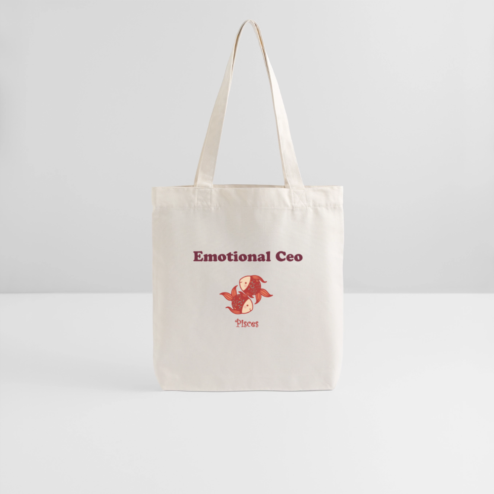 Pisces Stanley/Stella recycelter Heavyweight Stoffbeutel - Naturweiß