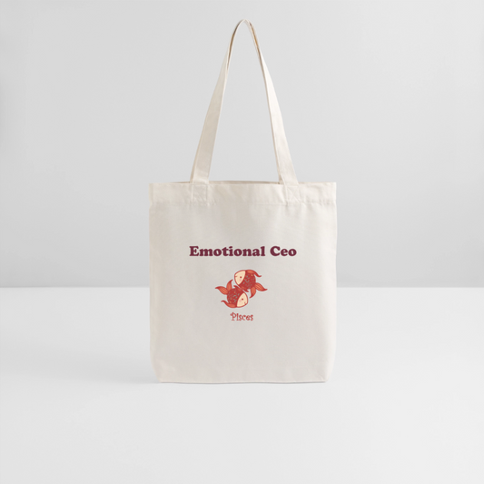 Pisces Stanley/Stella recycelter Heavyweight Stoffbeutel - Naturweiß