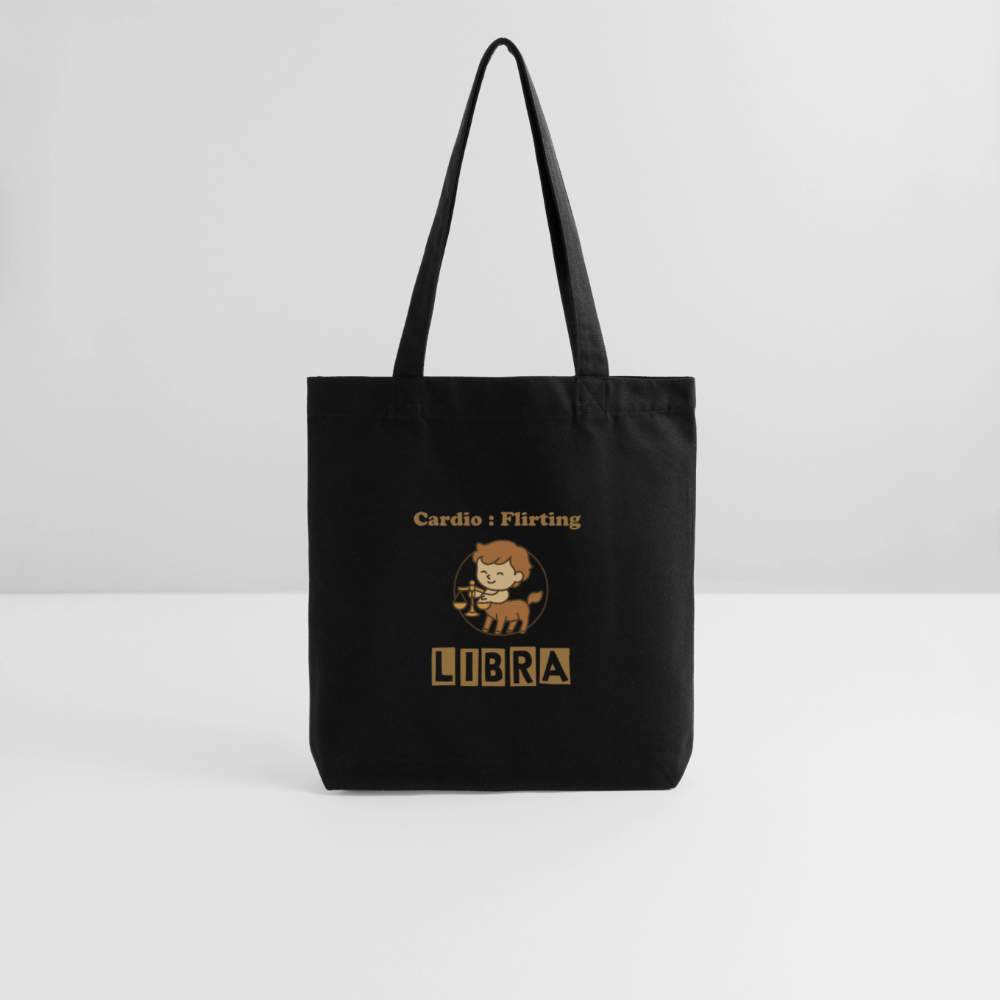 Libra Mood Stanley/Stella recycelter Heavyweight Stoffbeutel - Schwarz