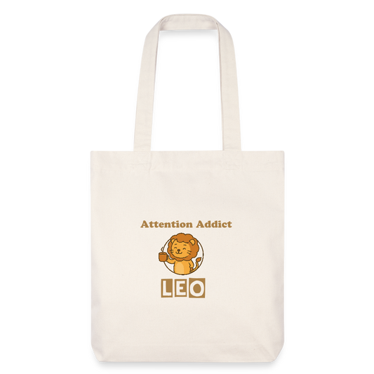 Leo Mood Stanley/Stella recycelter Heavyweight Stoffbeutel - Naturweiß