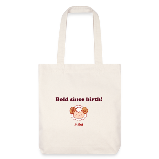 Aries Stanley/Stella recycelter Heavyweight Stoffbeutel - Naturweiß