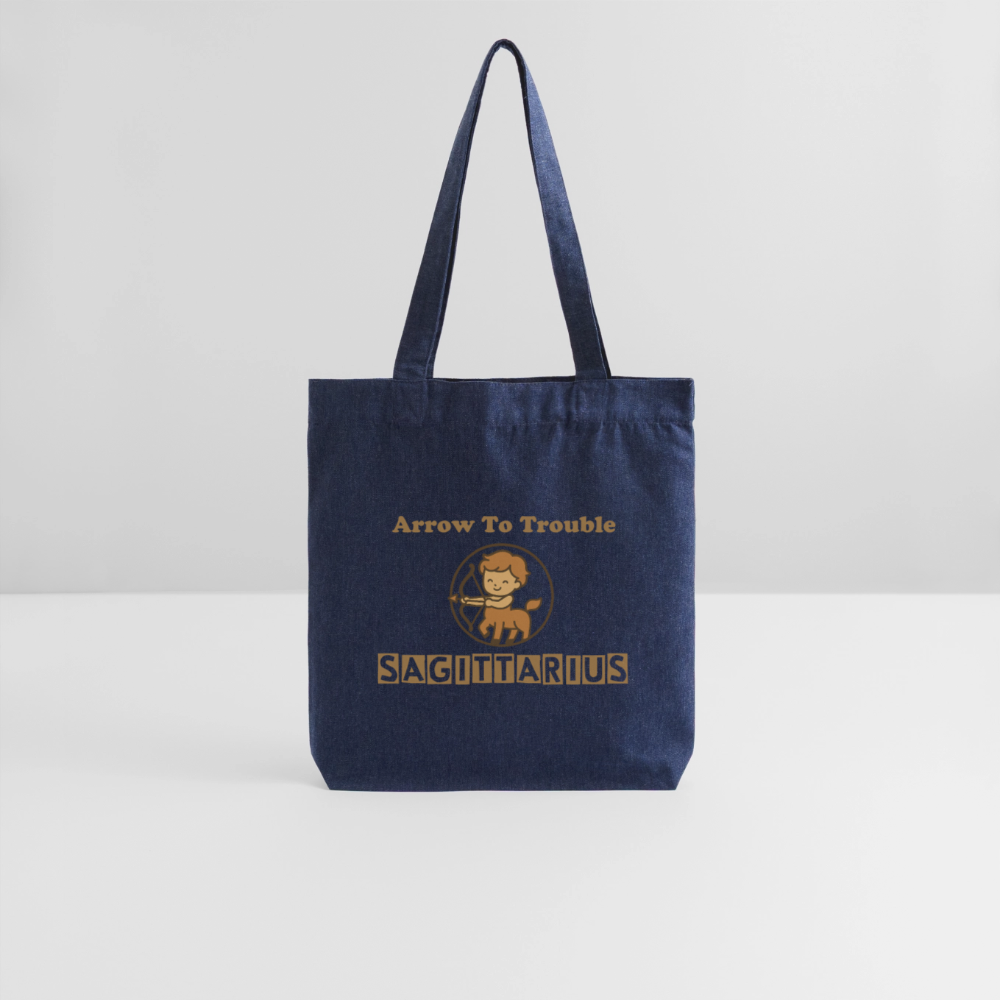 Sagittarius Mood Stanley/Stella recycelter Heavyweight Stoffbeutel - melange Blue